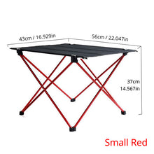 Load image into Gallery viewer, Brown aluminum folding table camping chair  camping table outdoor furniture  3 sizes