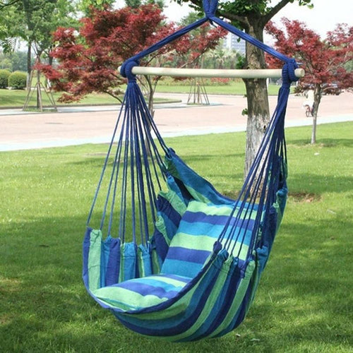 Outdoor Garden Hammock for Adults Kids Chair Hanging Chair Swing Hammock With 2 Pillows Swing Chairs