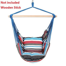 Load image into Gallery viewer, Outdoor Garden Hammock for Adults Kids Chair Hanging Chair Swing Hammock With 2 Pillows Swing Chairs