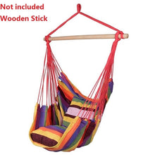 Load image into Gallery viewer, Outdoor Garden Hammock for Adults Kids Chair Hanging Chair Swing Hammock With 2 Pillows Swing Chairs