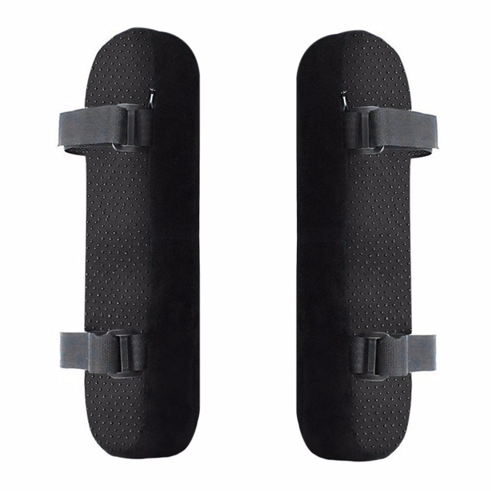 2pcs Chair Armrest Pads Ultra-Soft Memory Foam Elbow Pillow Support Universal Fit For Home or Office Chair For Elbow Relief
