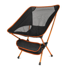 Load image into Gallery viewer, Portable Folding Fishing Chair Camping Chair Seat 600D Oxford Cloth Aluminium Fishing Chair for Outdoor Picnic BBQ Beach Chair