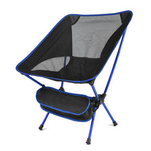 Load image into Gallery viewer, Portable Folding Fishing Chair Camping Chair Seat 600D Oxford Cloth Aluminium Fishing Chair for Outdoor Picnic BBQ Beach Chair