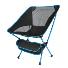 Load image into Gallery viewer, Portable Folding Fishing Chair Camping Chair Seat 600D Oxford Cloth Aluminium Fishing Chair for Outdoor Picnic BBQ Beach Chair