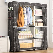 Load image into Gallery viewer, DIY Non-woven fold Portable Storage  furniture When the quarter wardrobe  Cabinet bedroom furniture wardrobe bedroom organ