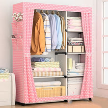 Load image into Gallery viewer, DIY Non-woven fold Portable Storage  furniture When the quarter wardrobe  Cabinet bedroom furniture wardrobe bedroom organ
