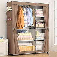 Load image into Gallery viewer, DIY Non-woven fold Portable Storage  furniture When the quarter wardrobe  Cabinet bedroom furniture wardrobe bedroom organ