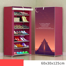 Load image into Gallery viewer, 8 Layer 10 Layer Combination Shoe Cabinet Simple Cloth Fabric Storage Shoes Rack Folding Dust-proof Shoe Shelf DIY Furniture