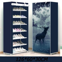 Load image into Gallery viewer, Minimalist Multi Layer Shoe Cabinet DIY Home Shoe Rack Shoe Stand Holder With Waterproof Non-woven Cloth Dustproof Shoe Rack