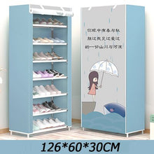 Load image into Gallery viewer, Minimalist Multi Layer Shoe Cabinet DIY Home Shoe Rack Shoe Stand Holder With Waterproof Non-woven Cloth Dustproof Shoe Rack