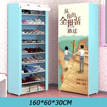 Load image into Gallery viewer, Minimalist Multi Layer Shoe Cabinet DIY Home Shoe Rack Shoe Stand Holder With Waterproof Non-woven Cloth Dustproof Shoe Rack