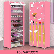 Load image into Gallery viewer, Minimalist Multi Layer Shoe Cabinet DIY Home Shoe Rack Shoe Stand Holder With Waterproof Non-woven Cloth Dustproof Shoe Rack